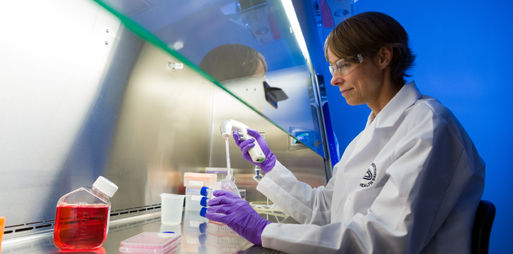Scientist in the lab