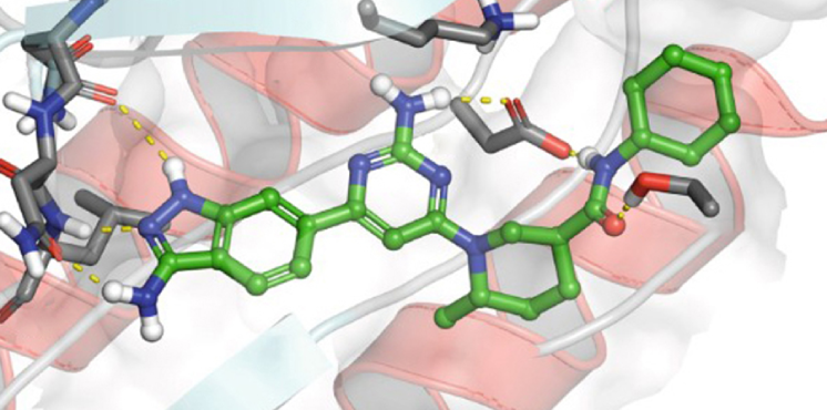 Diagram of chemical links.